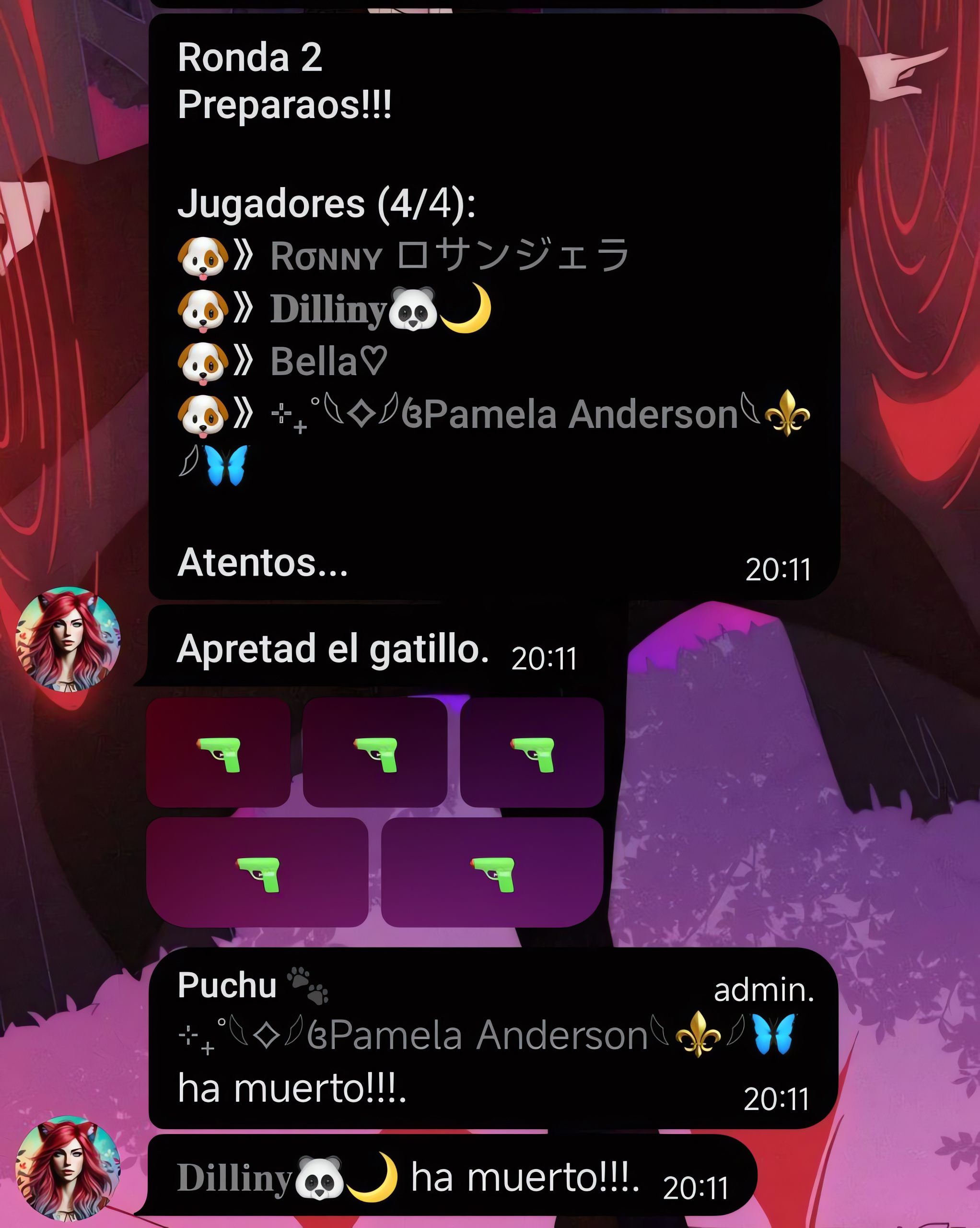 Ejemplo de puchuruleta